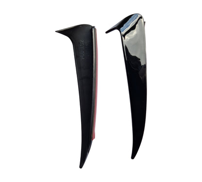 Mercedes C Class W205 Rear Bumper Side Air Vent Trims Fins Spoilers AMG Line 2014-18 4 Door - Custom My Ride