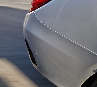 Mercedes C Class W205 Rear Bumper Side Air Vent Trims Fins Spoilers AMG Line 2014-18 4 Door - Custom My Ride