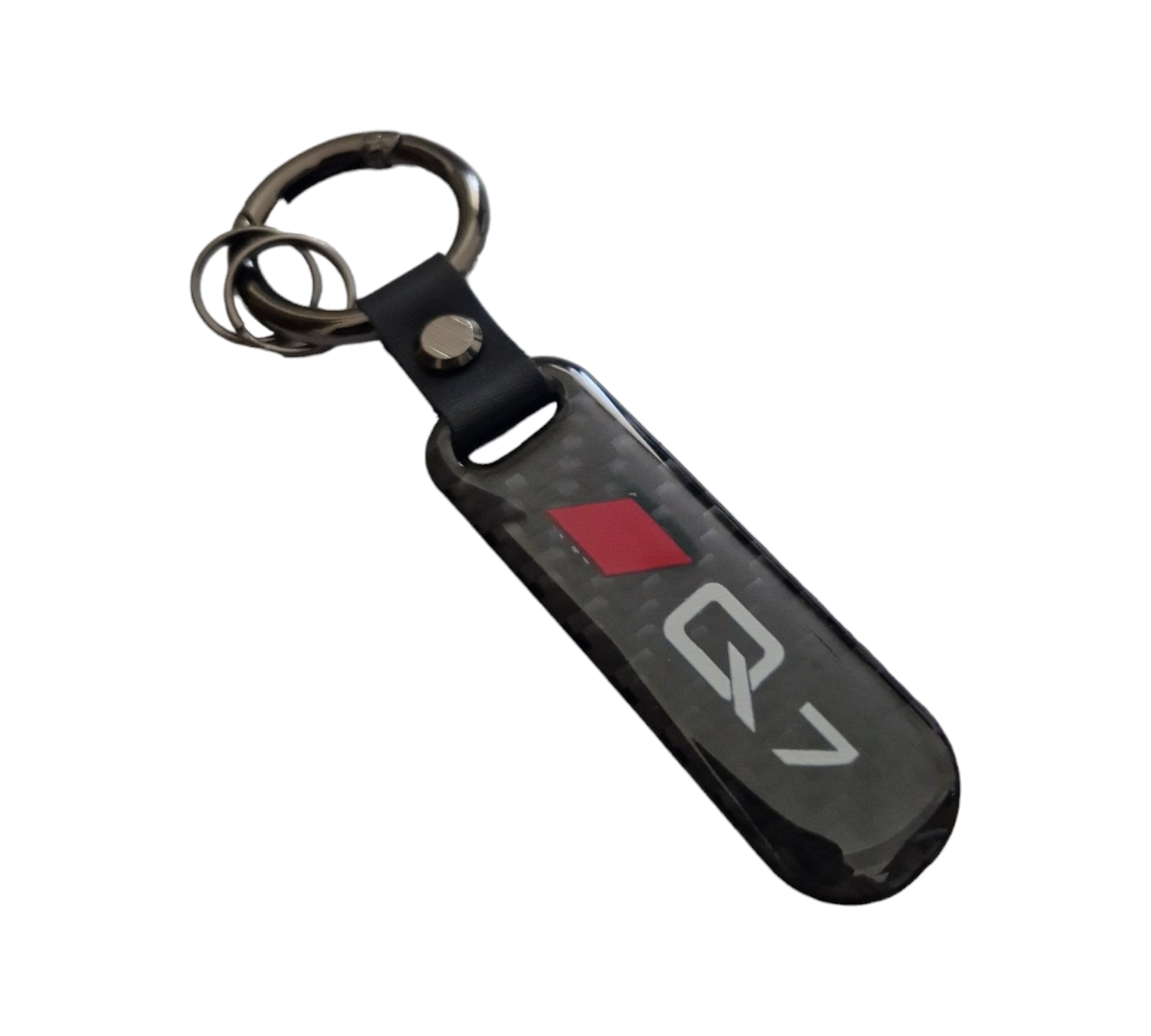 Audi Q7 Carbon Fibre Key Ring - Accessories Q7