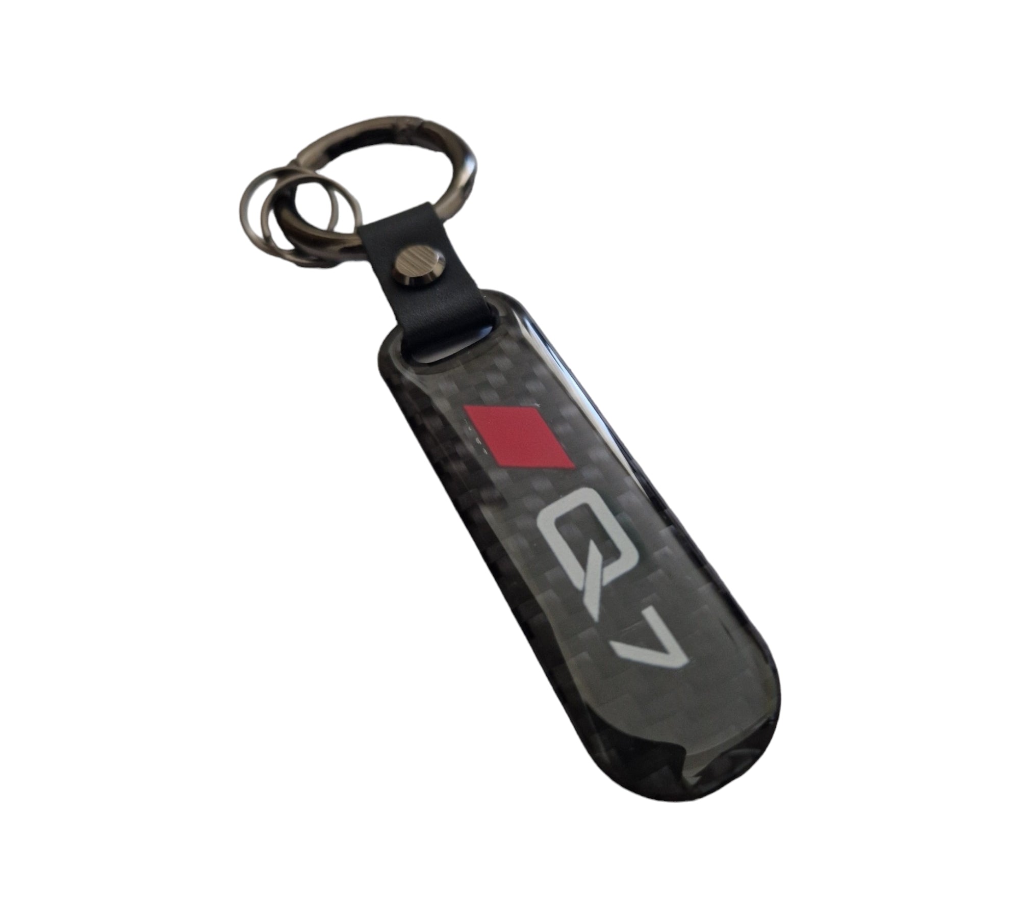 Audi Q7 Carbon Fibre Key Ring - Accessories Q7