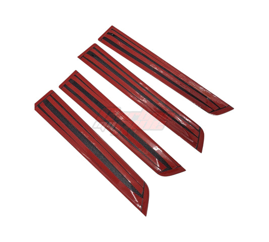 Carbon Fibre Inner Door Panel Covers - Honda Civic Type R - FL5 K20C1 2.0T 2023+ - Custom My Ride