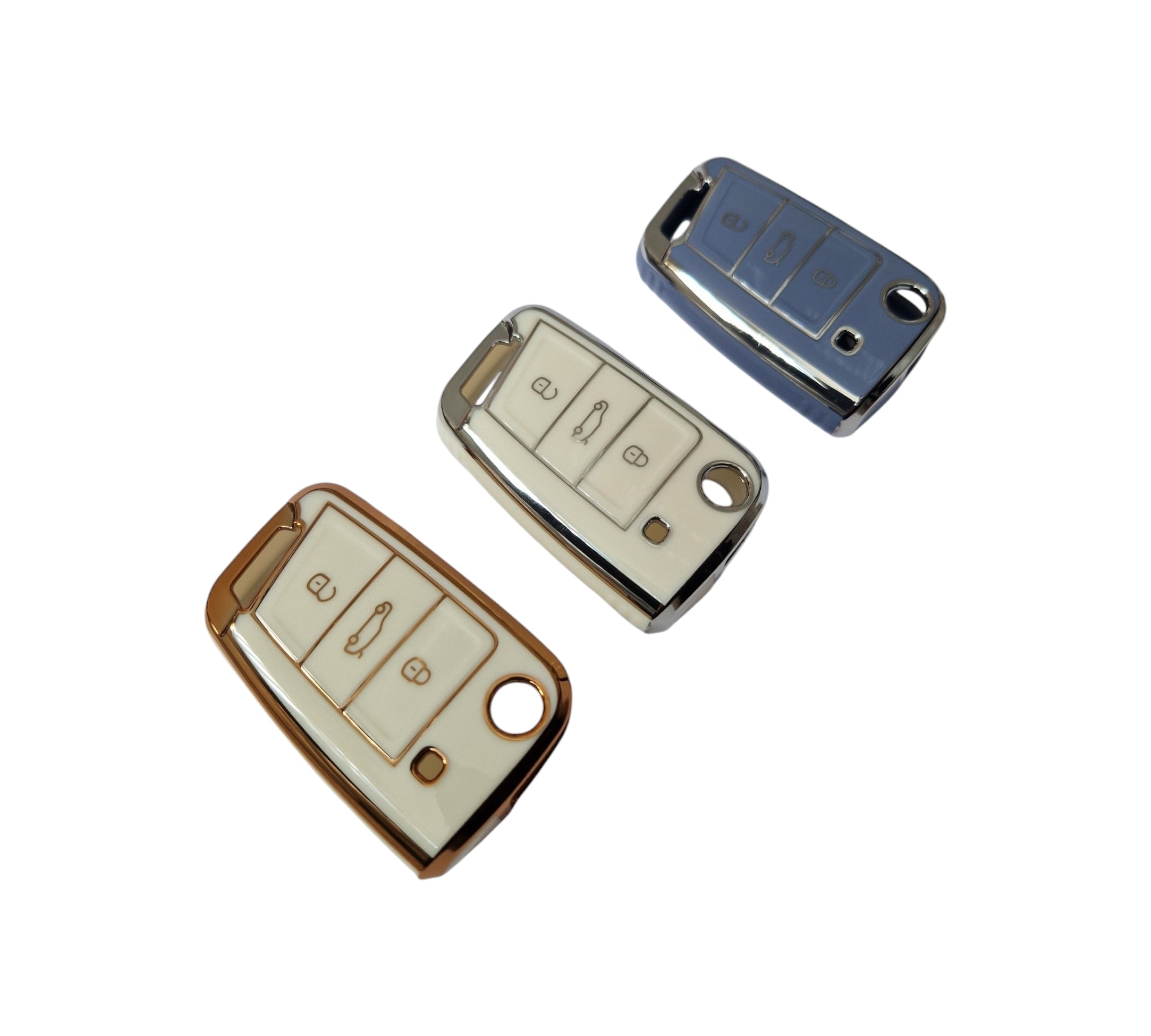 Seat Leon 5F Key Fob Cover - Silicone Bling Girly Chic - Custom My Ride