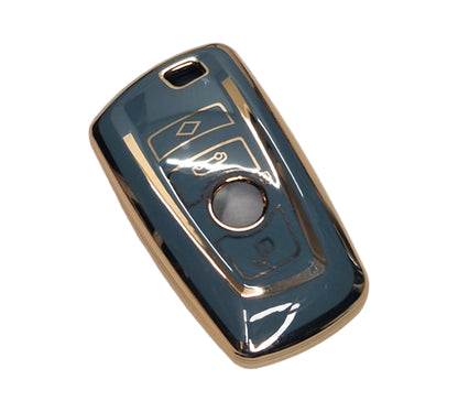 BMW Blue and Gold Key Fob Cover F20