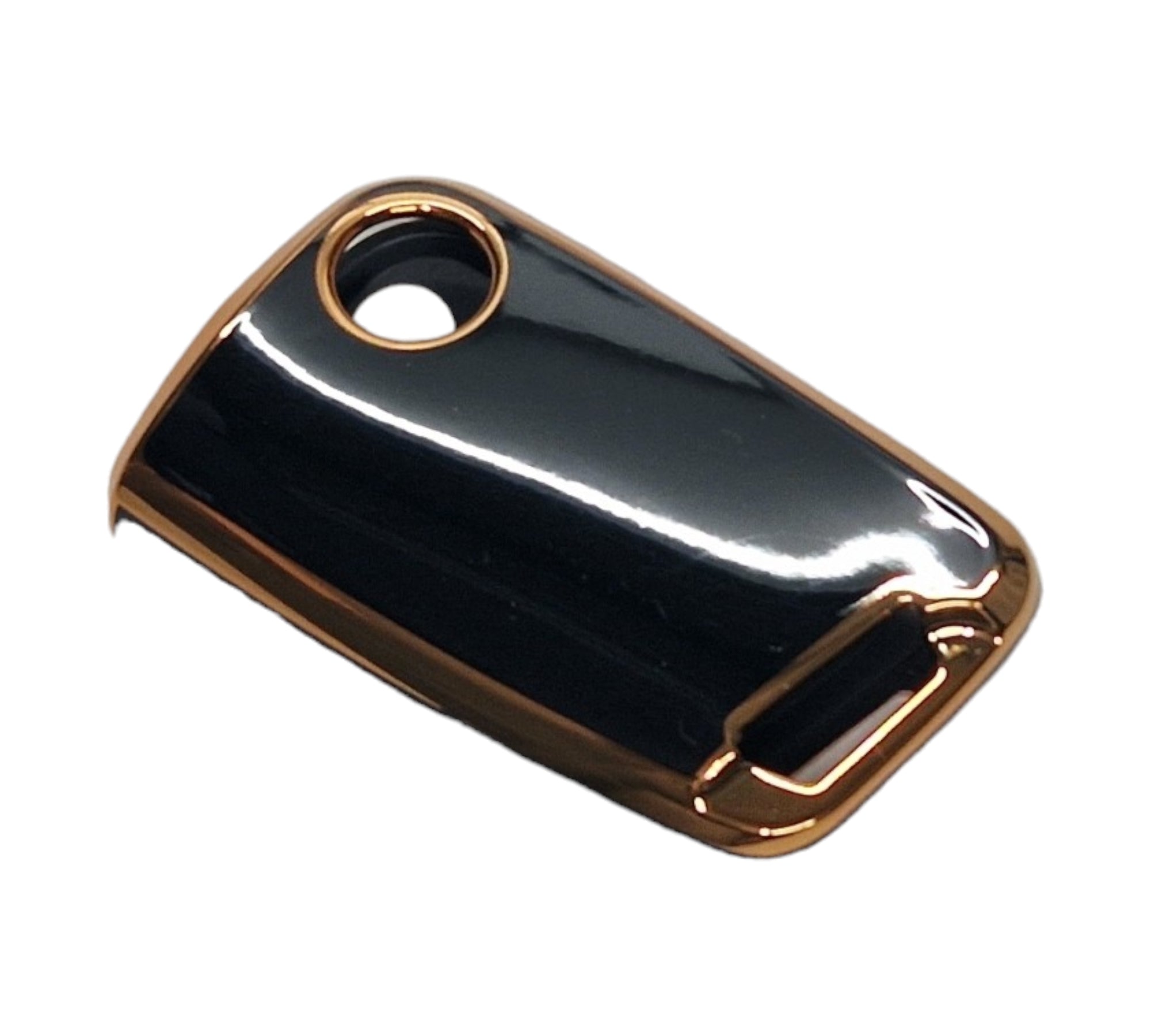 VW Black and Gold Key Fob Cover - Silicone