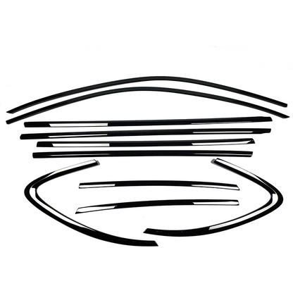 Porshe Cayenne Black Window Trims 2011-17 Blackout dechrome Night package 958