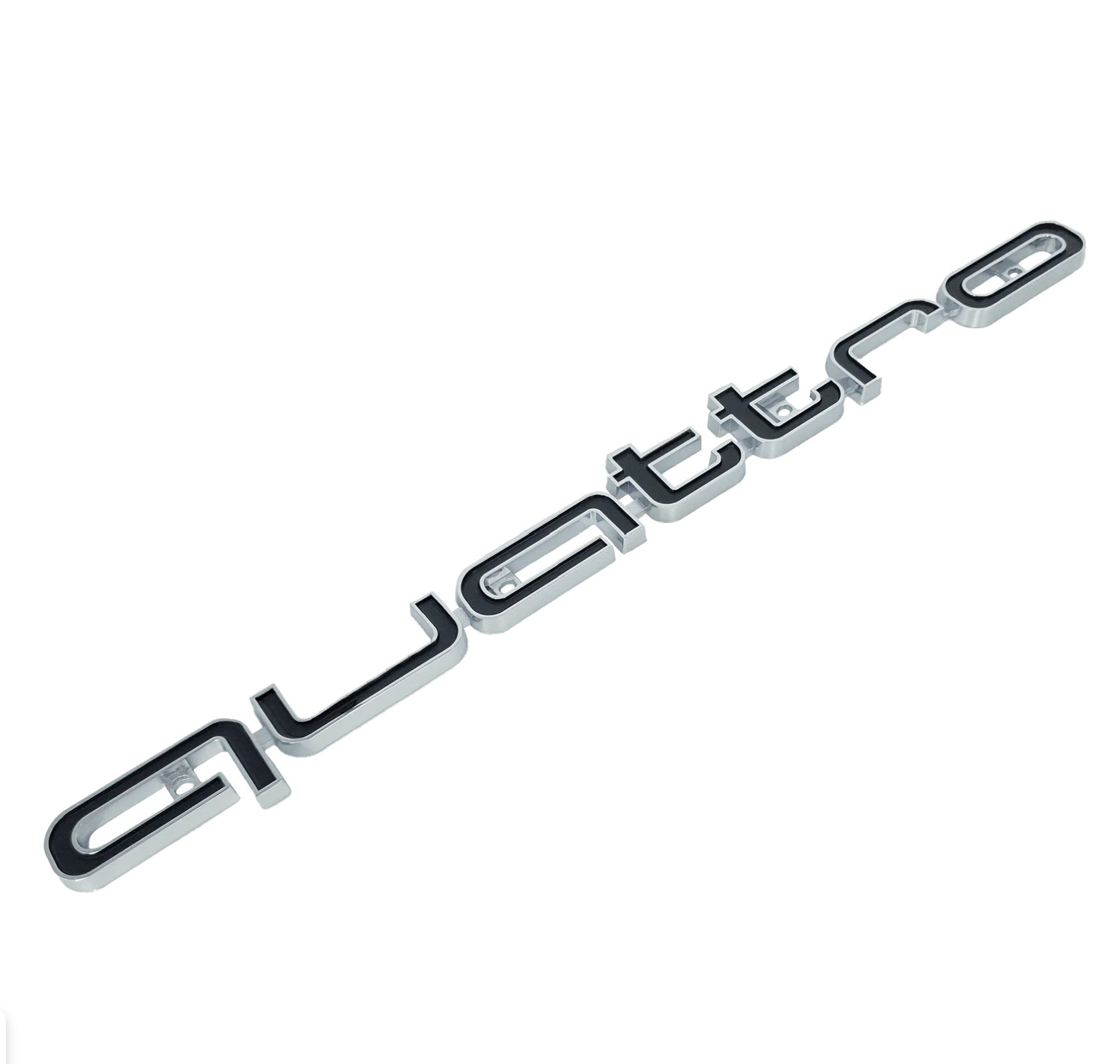 Quattro Black Lower Grill Front Emblem - Audi A4 A5 A6 A6L A7 A8 Q3 Q5 Q7 S3 S4 S5 RS3 RS4 RS6