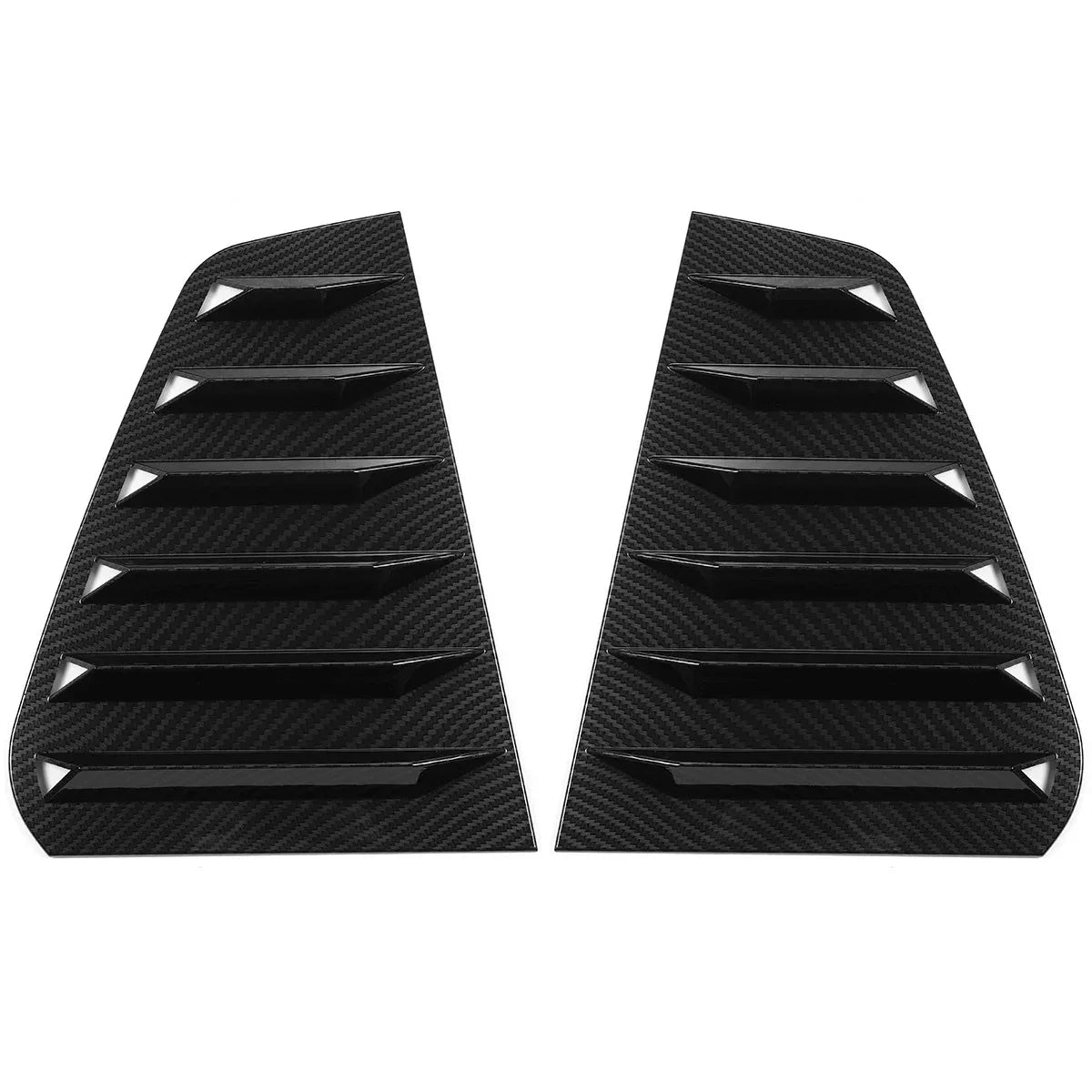 Window Louver Side Vent Trim For VW Golf4 Golf 5 Golf 6 Golf 7 MK4 MK5 MK6 MK7 MK7.5 MK8 Pair Car Rear Window Shutter Cover Trim