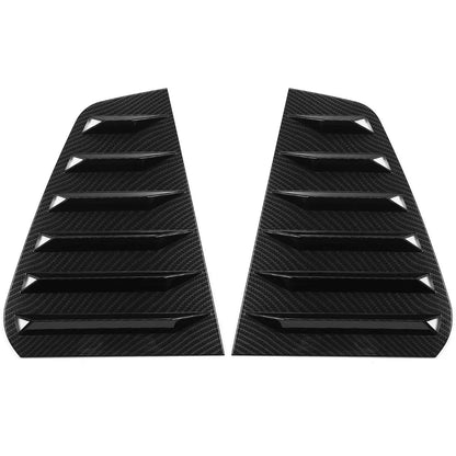 Window Louver Side Vent Trim For VW Golf4 Golf 5 Golf 6 Golf 7 MK4 MK5 MK6 MK7 MK7.5 MK8 Pair Car Rear Window Shutter Cover Trim