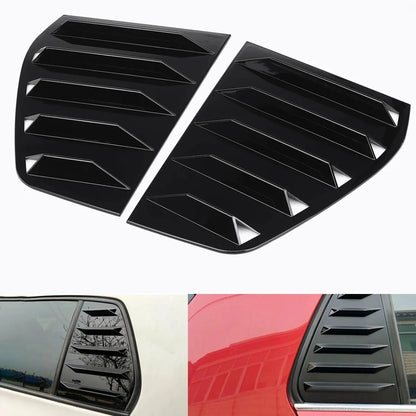 Window Louver Side Vent Trim For VW Golf4 Golf 5 Golf 6 Golf 7 MK4 MK5 MK6 MK7 MK7.5 MK8 Pair Car Rear Window Shutter Cover Trim
