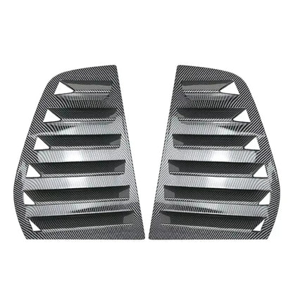 Window Louver Side Vent Trim For VW Golf4 Golf 5 Golf 6 Golf 7 MK4 MK5 MK6 MK7 MK7.5 MK8 Pair Car Rear Window Shutter Cover Trim