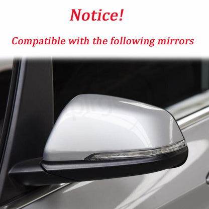 Glossy Black Side Wing Mirror Cover Caps Pair for BMW X1 F48 X2 F39 Z4 G29 2GT F45 F46 F52 F40
