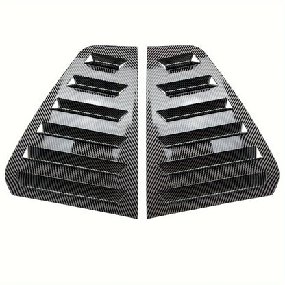 Window Louver Side Vent Trim For VW Golf4 Golf 5 Golf 6 Golf 7 MK4 MK5 MK6 MK7 MK7.5 MK8 Pair Car Rear Window Shutter Cover Trim