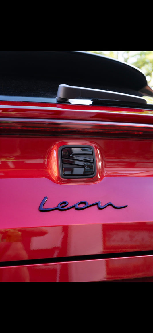 Seat Leon KL1/KL8 2020+ Black Replacement REAR Badge - MK4 FR - Custom My Ride