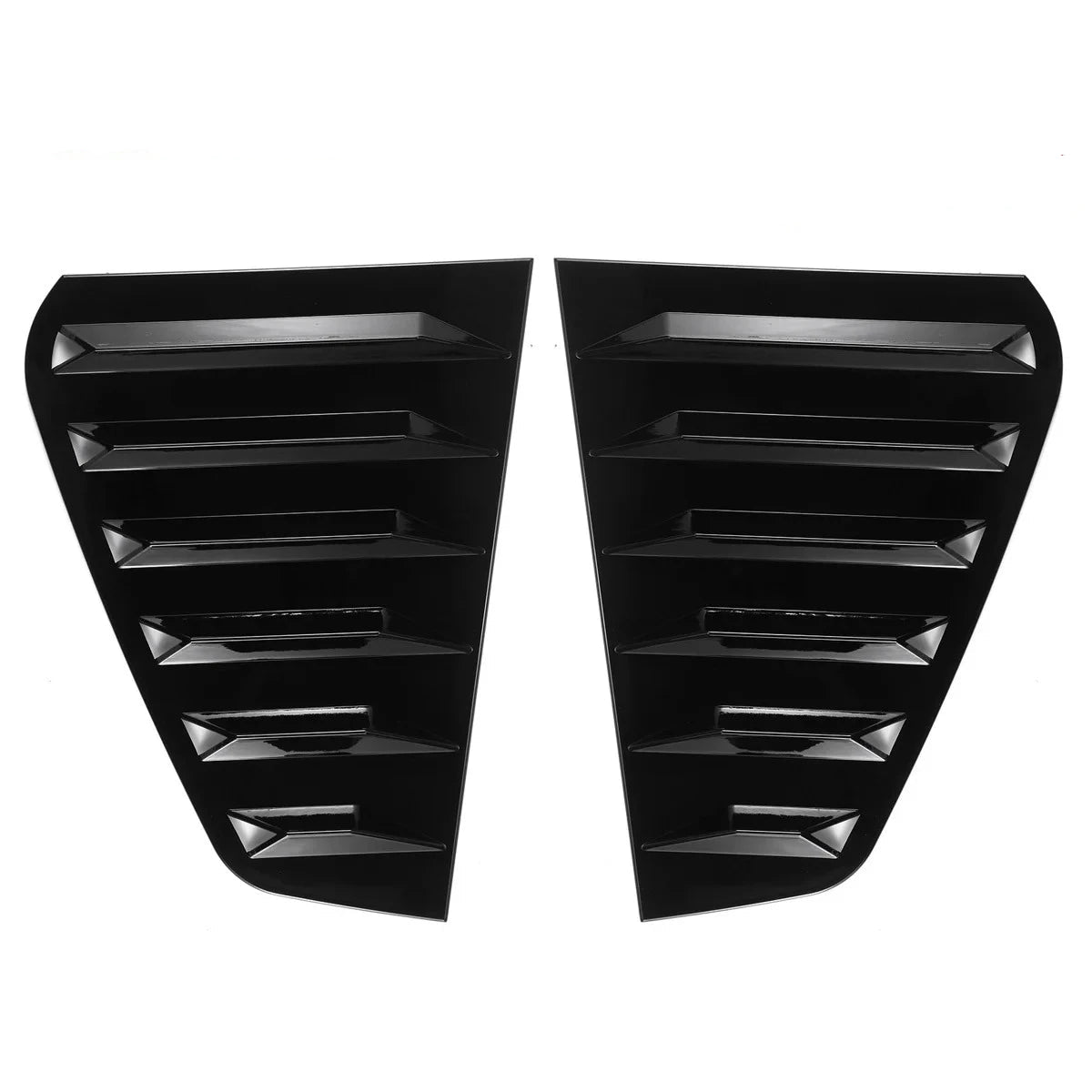 Window Louver Side Vent Trim For VW Golf4 Golf 5 Golf 6 Golf 7 MK4 MK5 MK6 MK7 MK7.5 MK8 Pair Car Rear Window Shutter Cover Trim