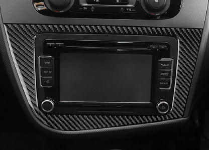 Seat Leon MK2 Dashboard Soft Carbon Fibre Cover - Cupra - Soft Carbon fibre 1P