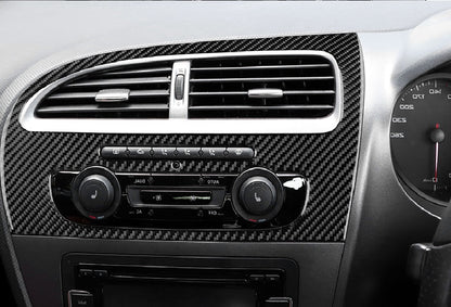 Seat Leon MK2 Dashboard Soft Carbon Fibre Cover - Cupra - Soft Carbon fibre 1P