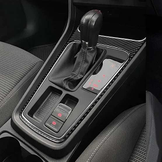 Seat Leon 5F Outer Gear Surround Trim - Cupra - Soft Carbon fibre MK3 - Custom My Ride
