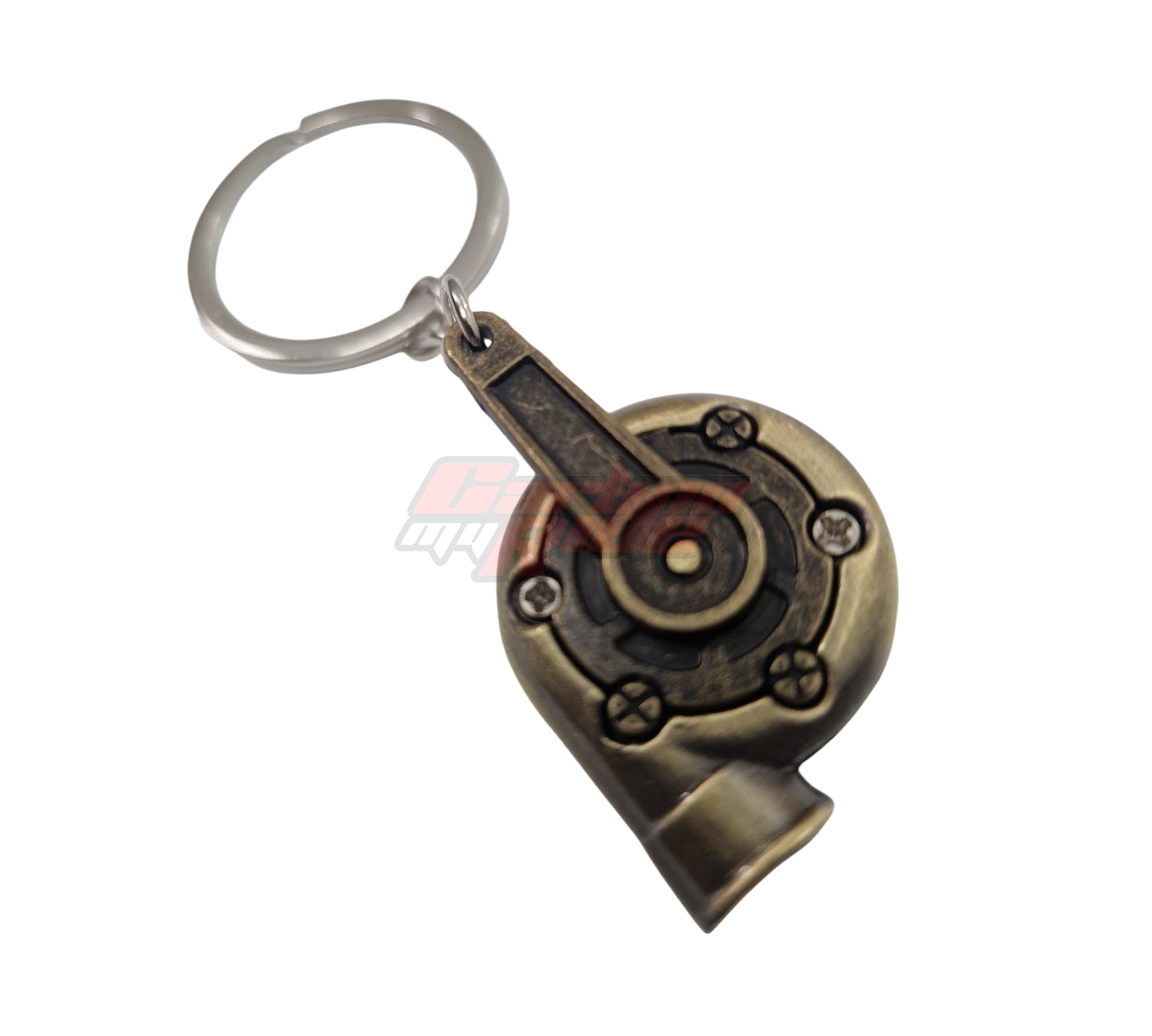 Miniature Turbo Keychain Keyring