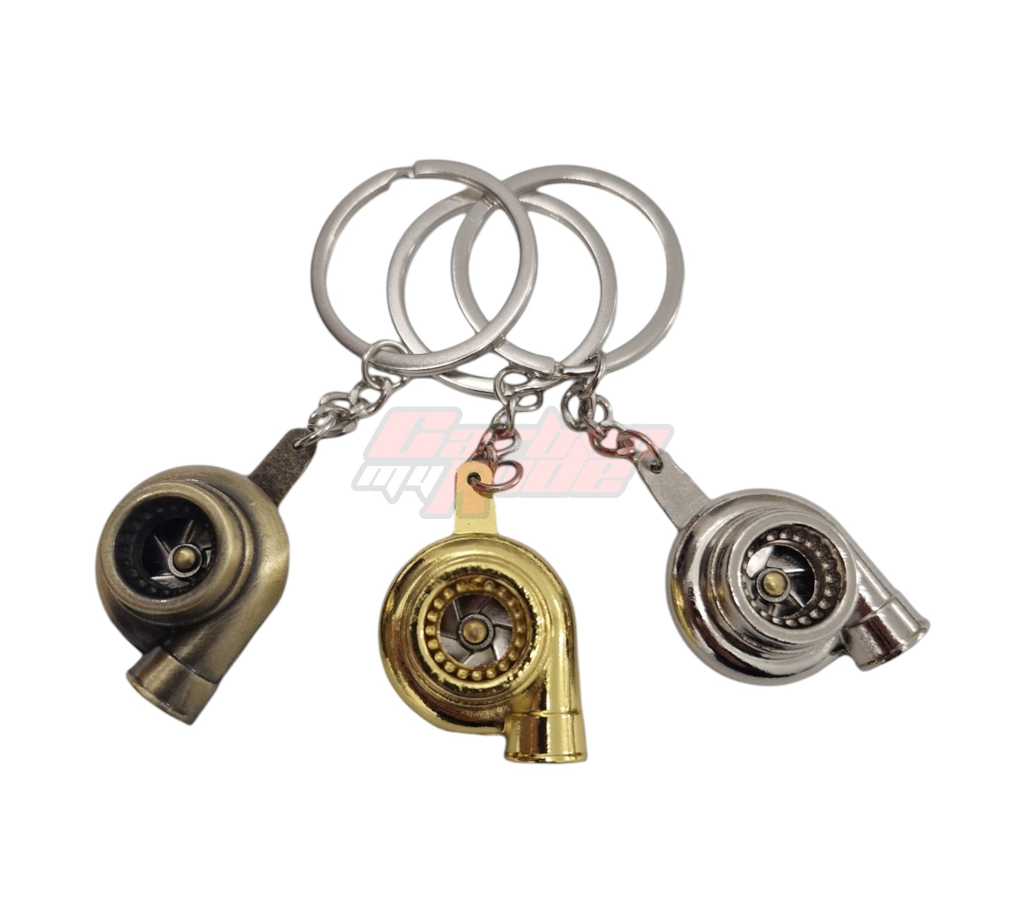 Miniature Turbo Keychain Keyring