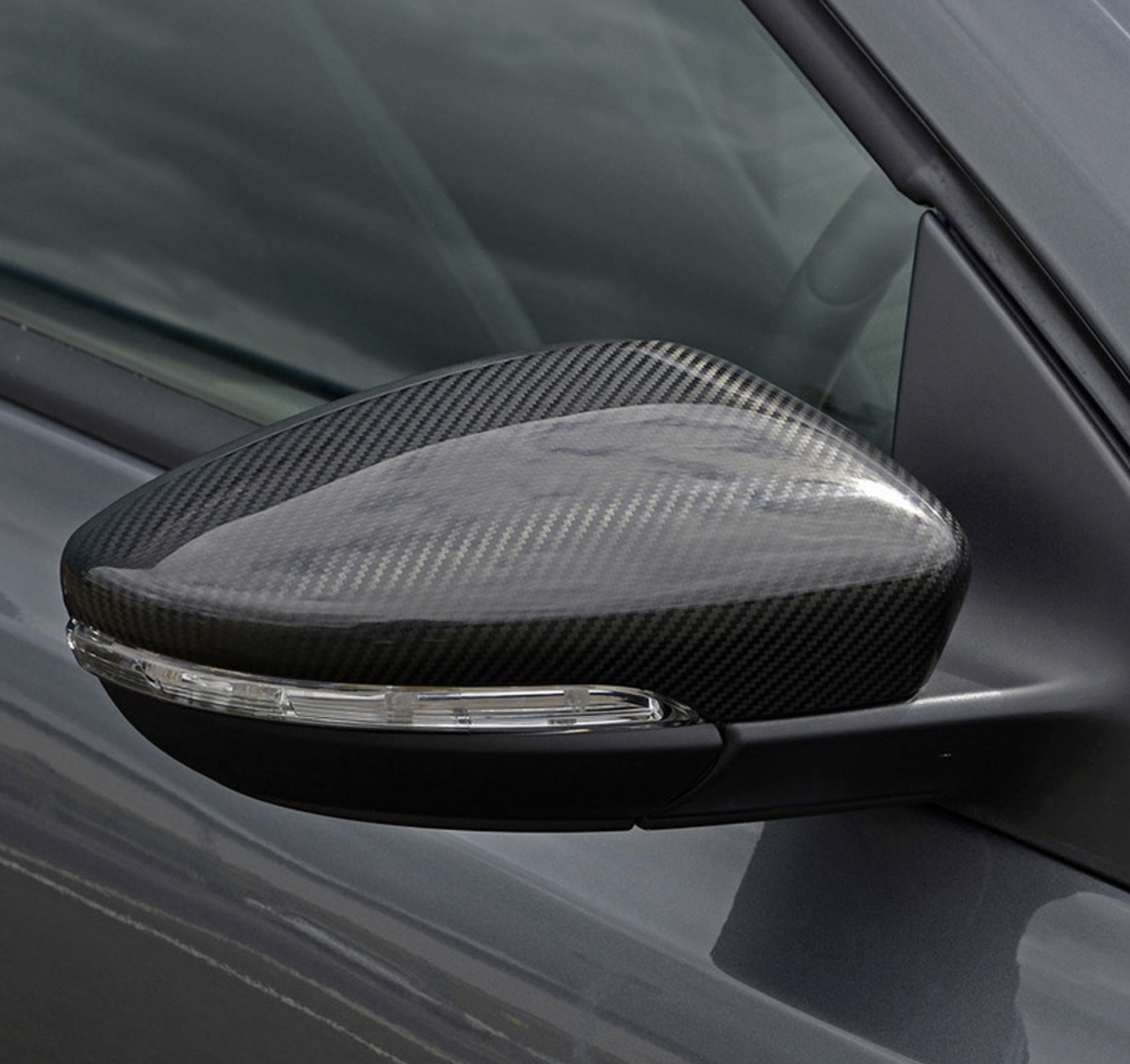VW Golf MK6 Wing Mirror Caps - Carbon Fibre - Civic - Custom My Ride