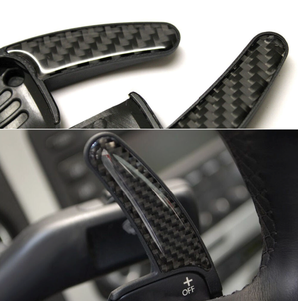 VW Golf MK6 Carbon Fibre Paddle Shifters Extentions Golf 6 GTI R20 R36 CC