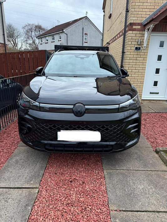 VW Tiguan Gloss Black Front and Rear Badge Cover 2023-24