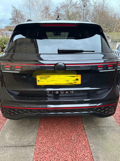 VW Tiguan Gloss Black Front and Rear Badge Cover 2023-25
