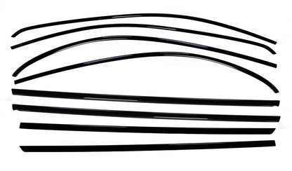 Mercedes A Class W176 Black Window Trims 2013-2018 New Blackout dechrome Night Package - Custom My Ride