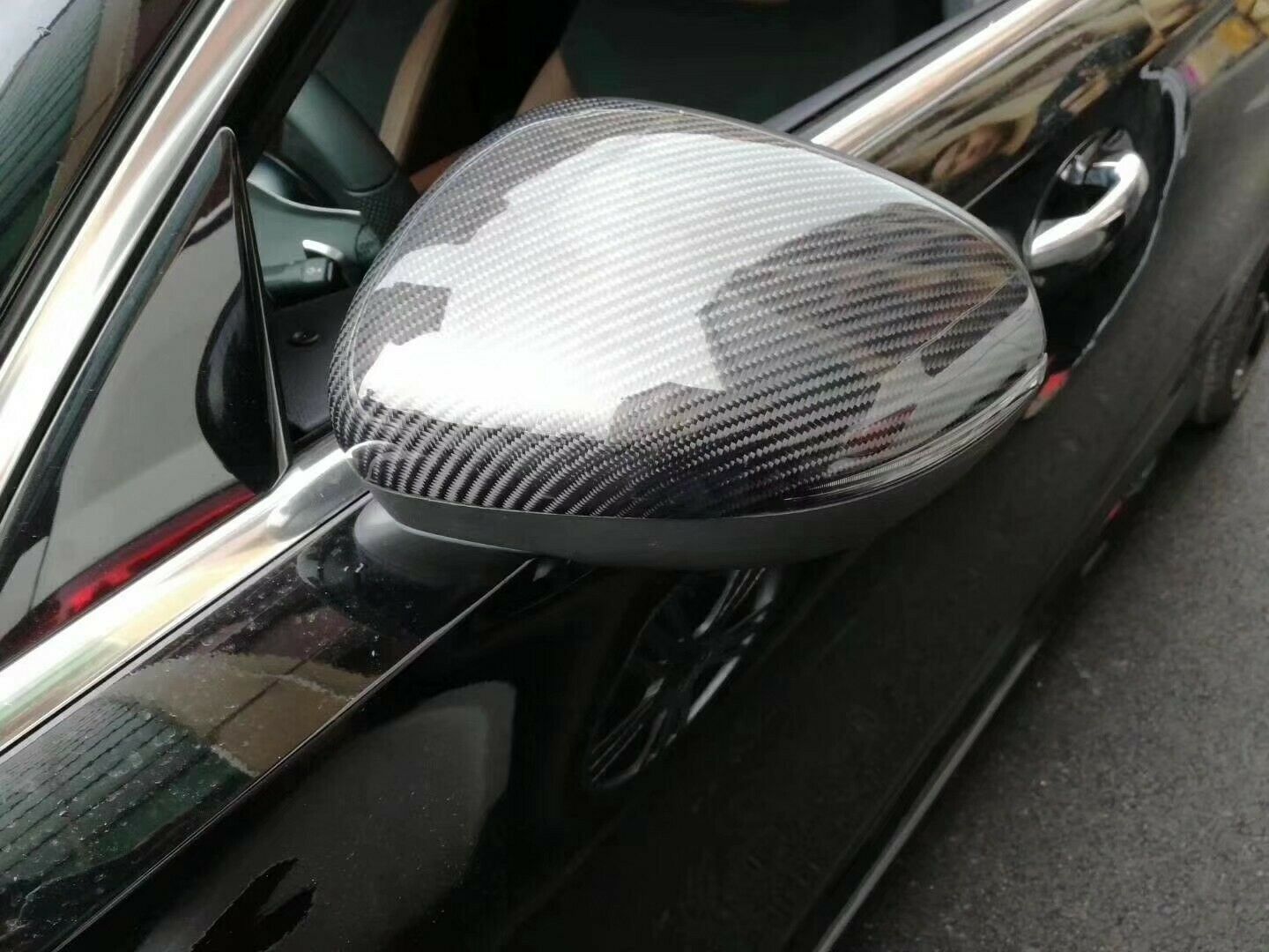 Mercedes A-Class Wing Mirror Caps - Carbon Fibre W177 A35