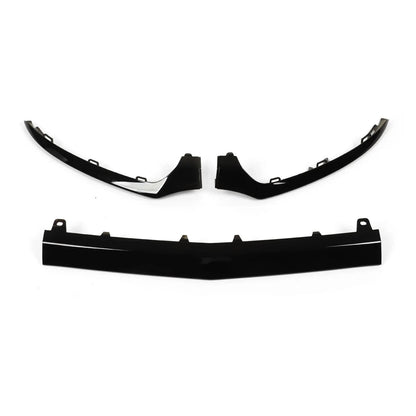 Mercedes C Class W205 Gloss Black Front Lip Lower Bumper Trims AMG Line 2014-18 - Custom My Ride