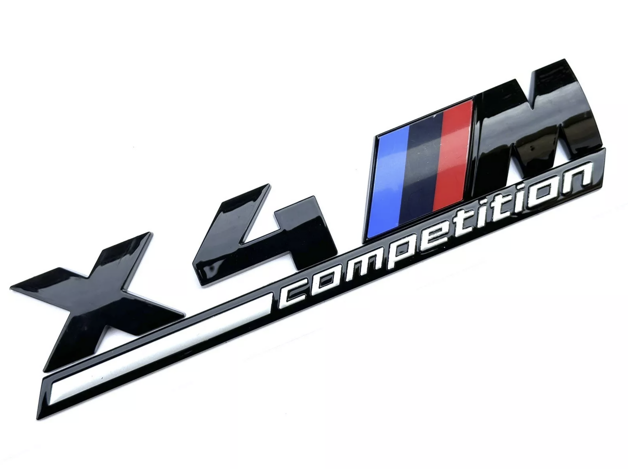 BMW X4M Competiton REAR TRUNK BLACK EMBLEM BADGE - GLOSS BLACK F26 G02