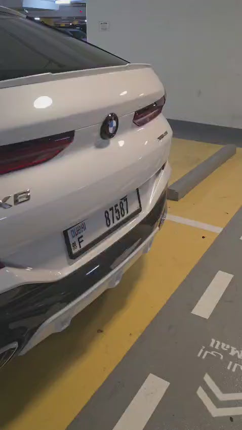 BMW X6 G06 REAR BADGE SURROUND - GLOSS BLACK 2020+ X6M