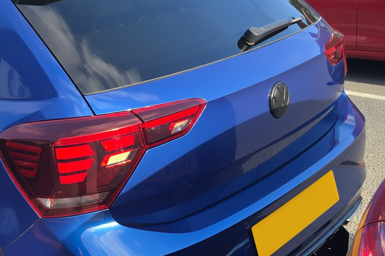 VW Polo 2021+ MK6.5 Facelift Gloss Black Front and Rear Badge Cover - AW BZ