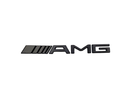 Mercedes Gloss Black AMG Rear Badge - Trunk Boot