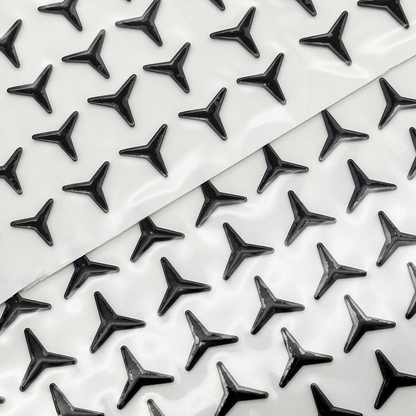 Mercedes Black Front Grill Star Stickers Upgrade - 2024+ W177 W206 - Custom My Ride