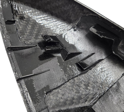 FL5 Carbon Wing Mirror Caps - REPLACEMENT - Carbon Fibre - Type-R - Custom My Ride