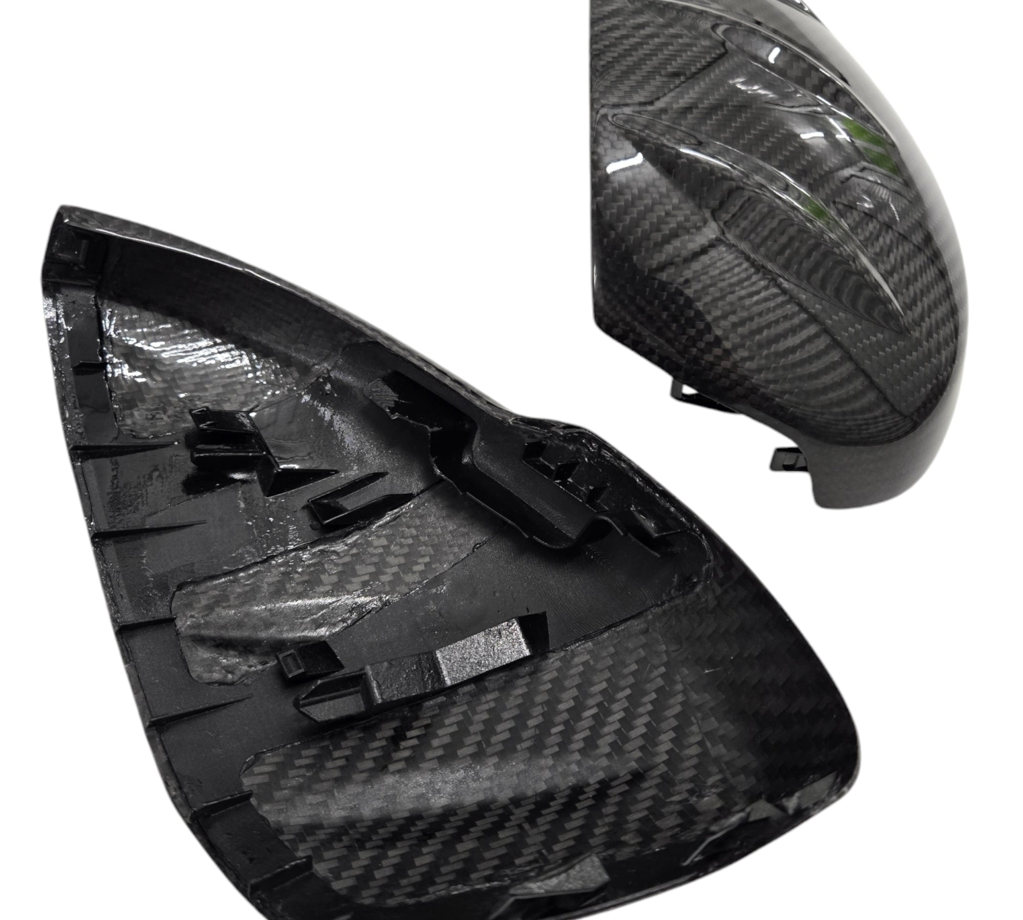 FL5 Carbon Wing Mirror Caps - REPLACEMENT - Carbon Fibre - Type-R