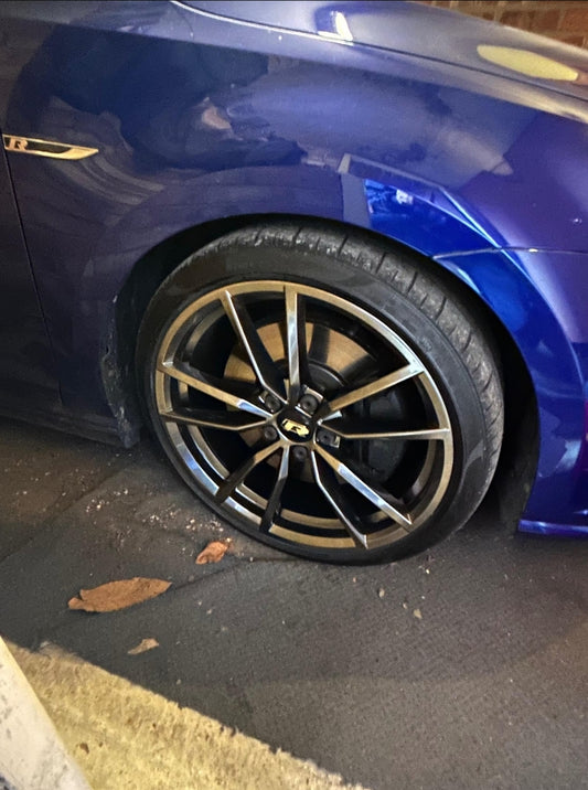 VW R line Centre Wheel Caps Golf Scirocco MK7 MK7.5 MK8 65mm - Custom My Ride