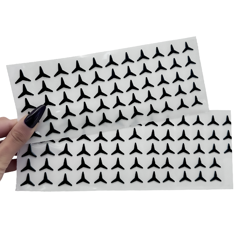 Mercedes Black Front Grill Star Stickers Upgrade - 2024+ W177 W206 - Custom My Ride