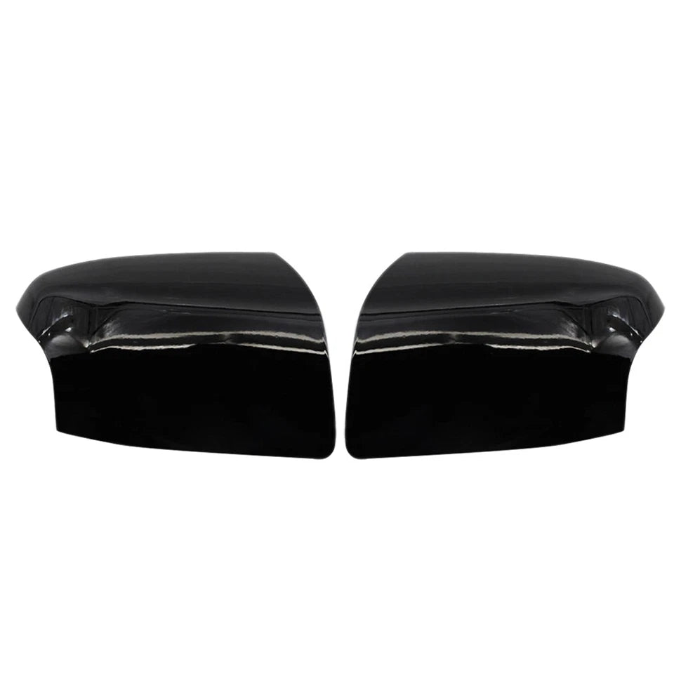 Gloss Black Wing Mirror Cover Caps Pair for Ford Focus MK2 2005-2008