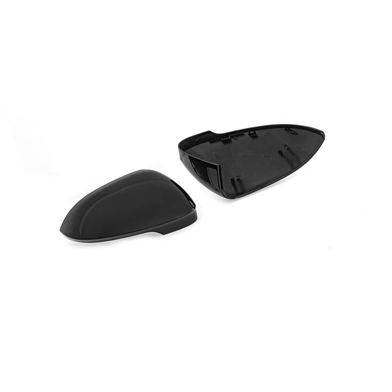 Gloss Black Rear View Mirror Cover Caps Pair for VW Golf MK8 8R GTI GTE GTD 2020-2023
