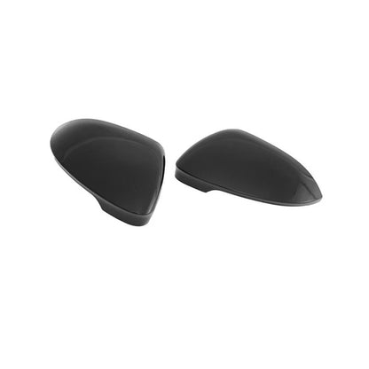 Gloss Black Rear View Mirror Cover Caps Pair for VW Golf MK8 8R GTI GTE GTD 2020-2023