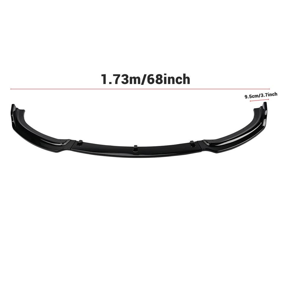 Gloss Black Front Bumper Splitter Lip for BMW 3 Series F30 F32 F35 2012-2019