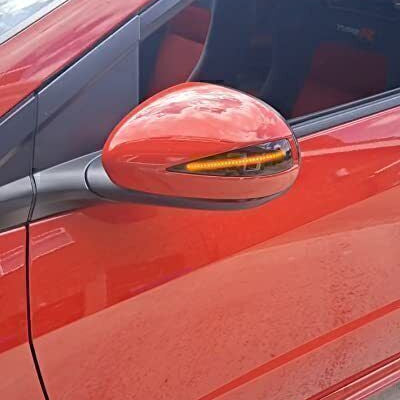 Dynamic Black LED Wing Mirror Indicator Pair for Honda Civic MK8 2005-2012