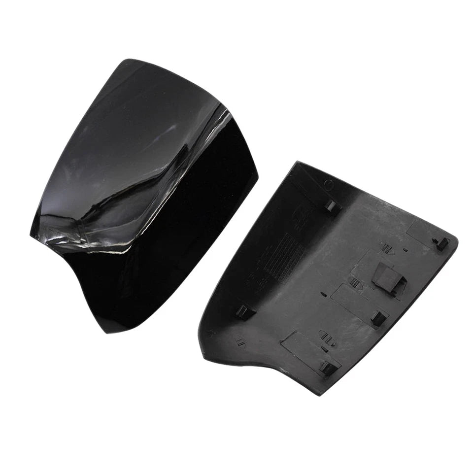 Gloss Black Wing Mirror Cover Caps Pair for Ford Focus MK2 2005-2008