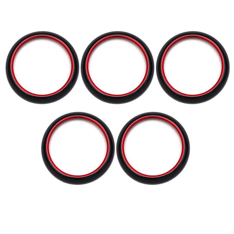 W176 Red/Black Air Vent Covers - Mercedes A-class A45 upgrade