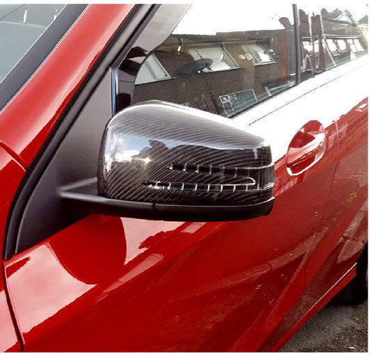 Mercedes Wing Mirror Caps - Carbon Fibre W204 W176 C63 W212 - Custom My Ride