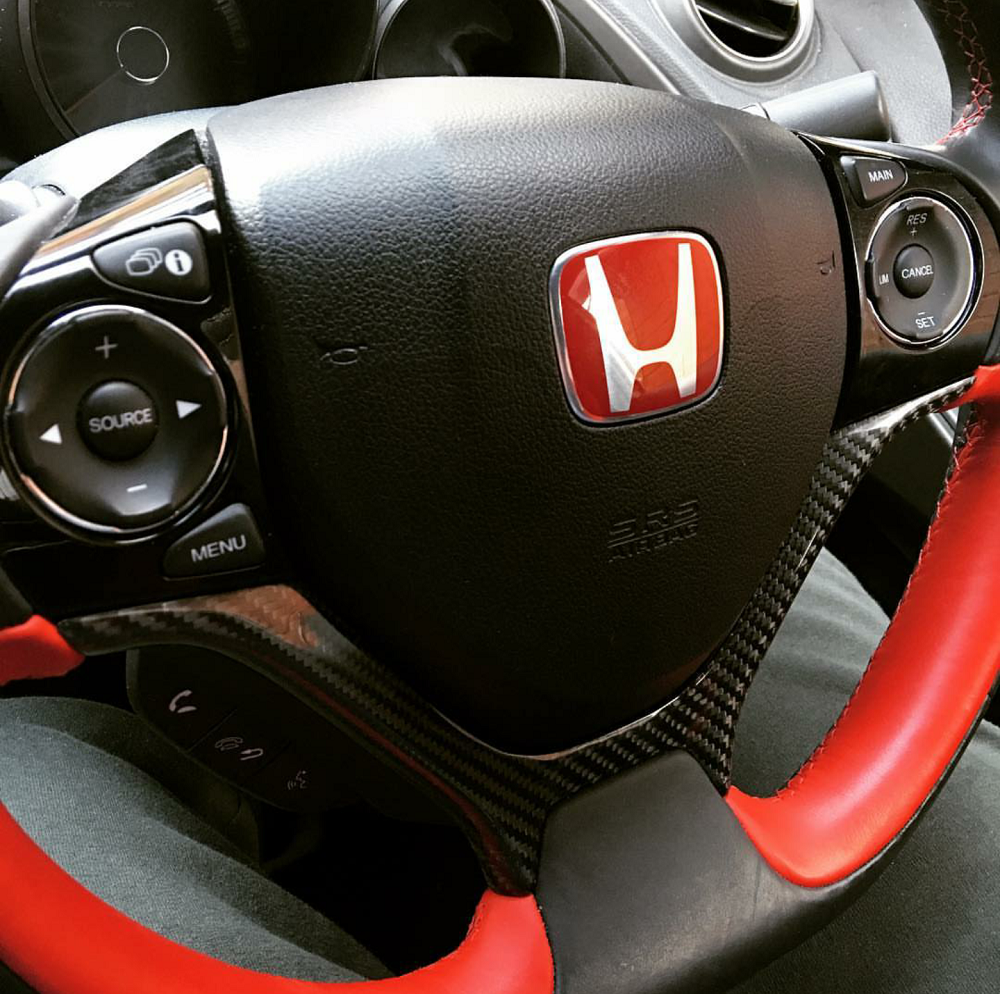 FK2 Steering Wheel Trim Cover - Carbon Fibre – Custom My Ride