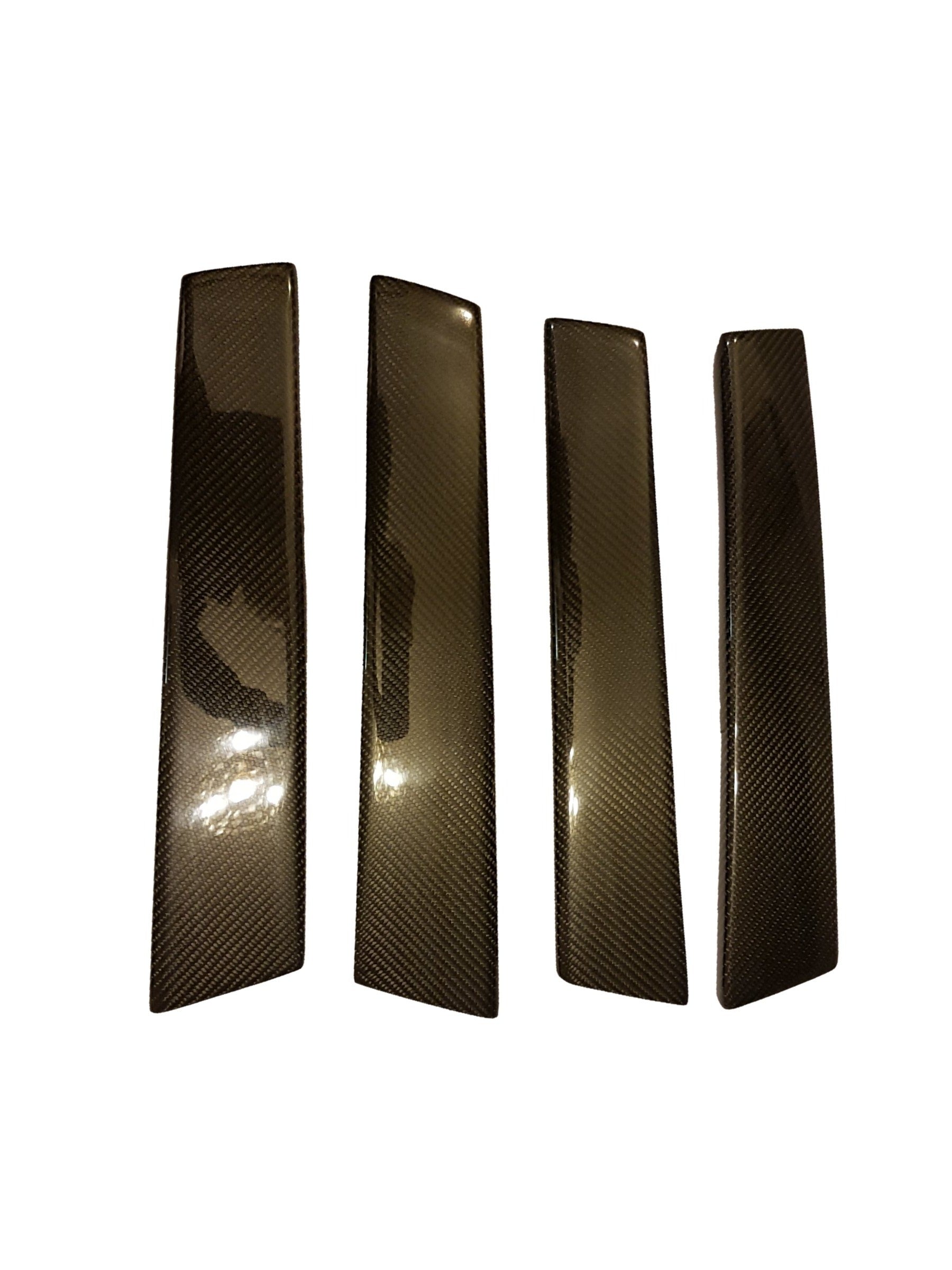 FK2 Door Pillar Covers - Carbon Fibre - Civic