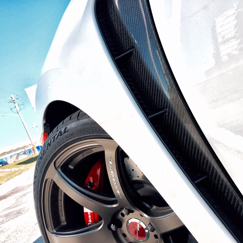 Wing Riser Fk8 FK8 Wing Outlets - Carbon Fibre – Custom My Ride